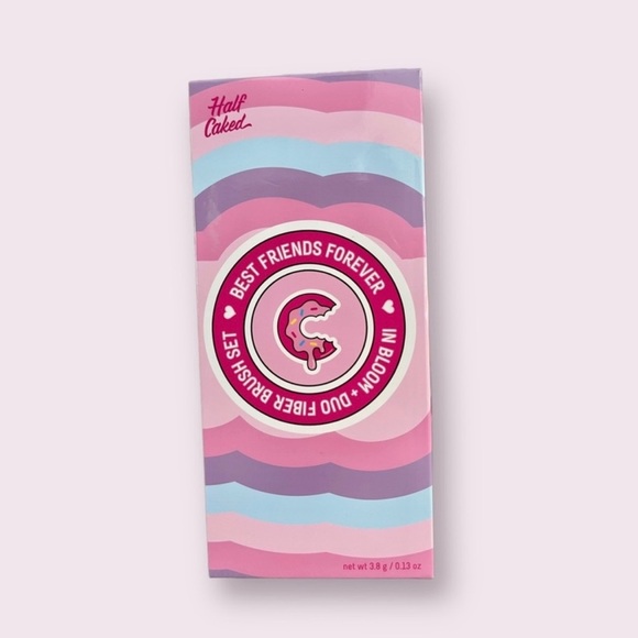 NIB Half Caked - Best Friends Forever | In Bloom Blush + Duo Fiber Brush Set - Picture 3 of 4